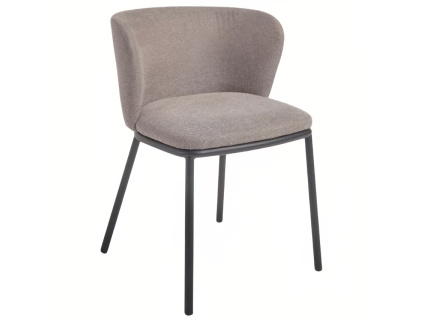 Světle hnědá čalouněná jídelní židle Kave Home Ciselia