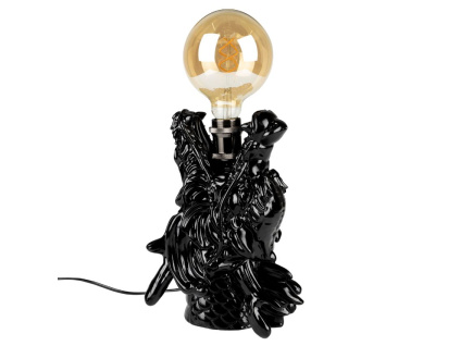 Černá stolní lampa Bold Monkey Dragonized Bastard