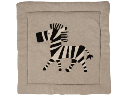 Béžová hrací deka Quax Zebra 100 x 100 cm
