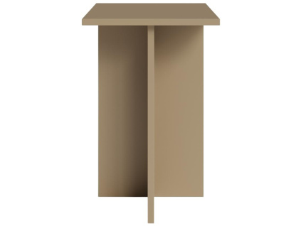 Hnědý vysoký odkládací stolek MINIMAL 39,5 x 39,5 cm