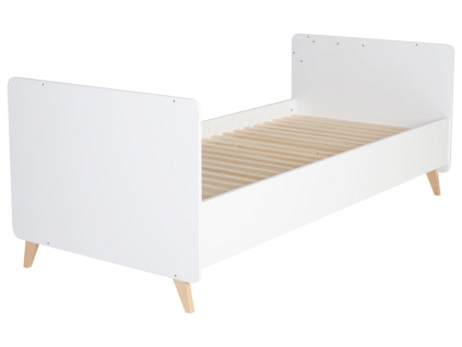 Bílá dětská rostoucí postýlka Quax Loft 60 x 120 cm / 90 x 200 cm