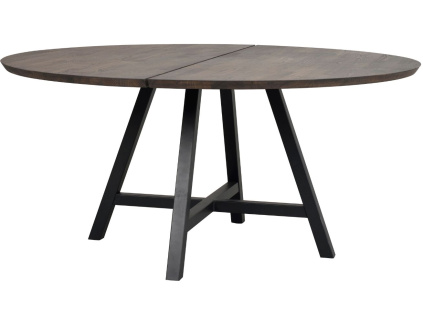 Hnědý dubový jídelní stůl ROWICO CARRADALE 150 cm
