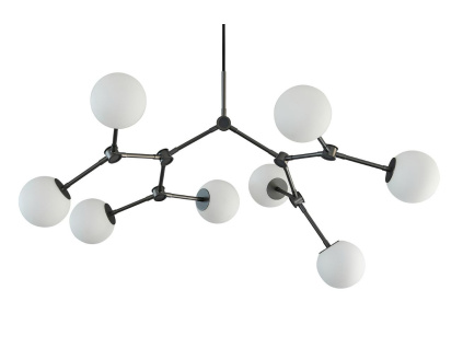 Opálově bílé skleněné závěsné světlo 101Copenhagen Drop Bulp Mini 100 cm