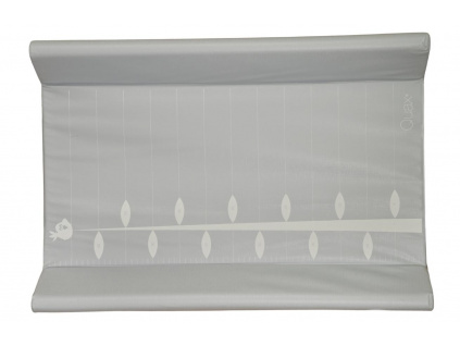 Šedá omyvatelná přebalovací podložka Quax Ruler 70 x 50 cm
