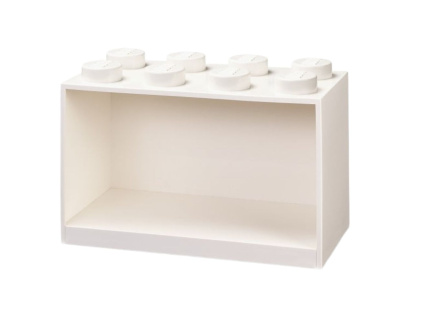 Bílá nástěnná police LEGO® Storage 21 x 32 cm