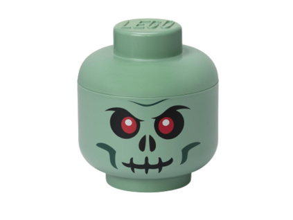 Zelený úložný box ve tvaru LEGO® Skeleton 18,5 cm