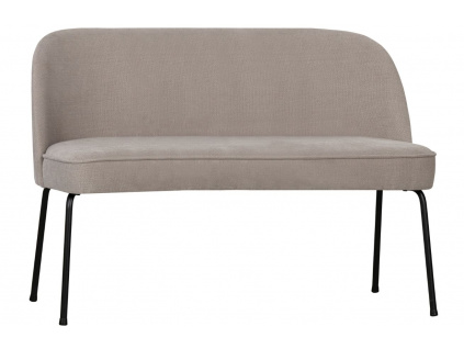 Pískově hnědá látková jídelní lavice Tergi 120 cm