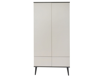 Šedá skříň Quax Flow 196 x 96 cm se zásuvkami