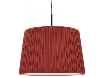 Červené látkové stínidlo Kave Home Guash 50 cm