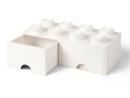 Bílý úložný box LEGO® Storage 25 x 50 cm