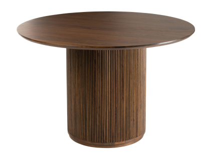 Hnědý mangový jídelní stůl J-line Vincenzo 120 cm