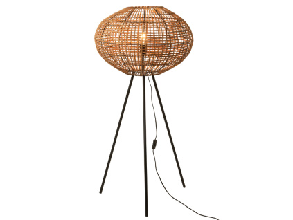Ratanová stojací lampa J-line Josline 133 cm