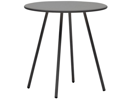 Šedý kovový zahradní jídelní stůl Kave Home Montjoi 70 cm