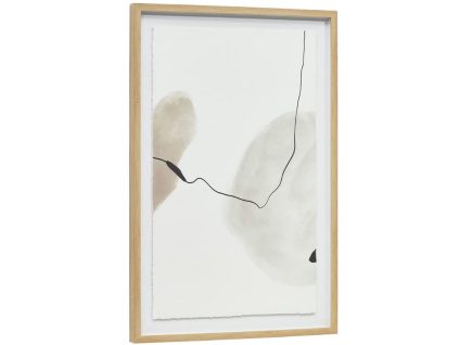 Abstraktní obraz Kave Home Torroella II. 90 x 60 cm