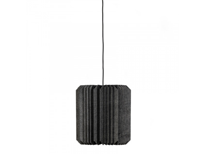 Černé papírové závěsné světlo Pylon, 44 cm