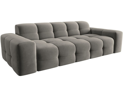 Sametová pohovka Kendal 222 cm