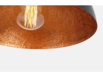 Černo měděné závěsné světlo Darly 35 cm1309x848