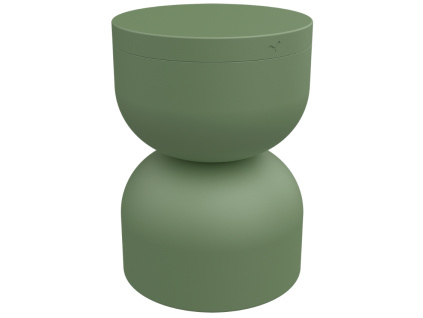 Kaktusově zelený hliníkový zahradní stolek Fermob Piapolo 32 cm