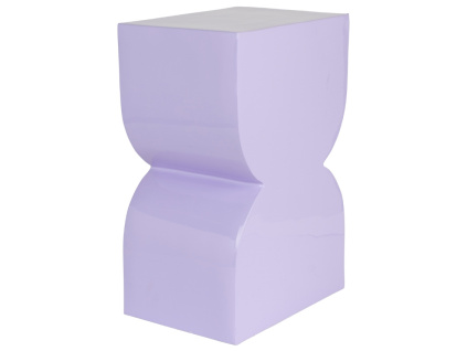 Fialová kovová stolička ZUIVER CONES 45 cm