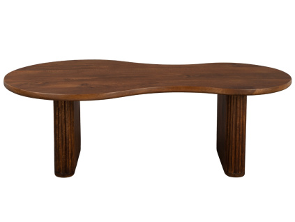 Hnědý dřevěný konferenční stolek DUTCHBONE TILON 110 x 60 cm
