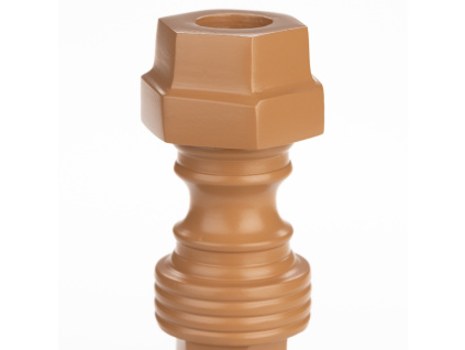 Oranžový kovový svícen ZUIVER TOTEM S
