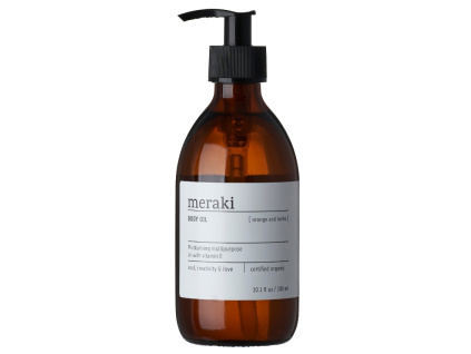 Tělový olej Meraki Orange & Herbs 300 ml