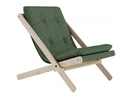Zelené skládací křeslo Karup Design Boogie