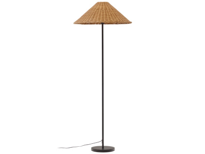 Ratanová stojací lampa Kave Home Urania 154 cm