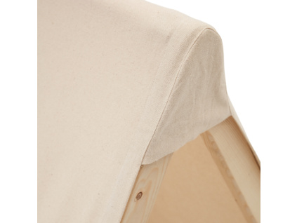 Bílý bavlněny teepee stan Kave Home Yanil 100 x 95 cm