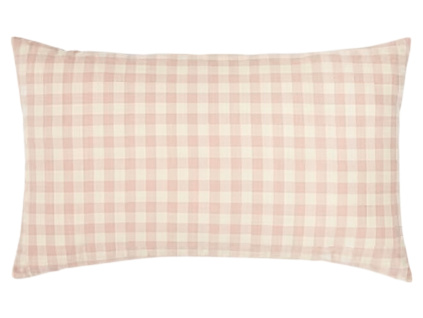 Růžový bavlněný povlak na polštář Kave Home Yanil 30 x 50 cm