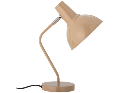 Světle růžová kovová stolní lampa Bloomingville Klara