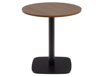 Ořechový bistro stolek Kave Home Dina 70 cm