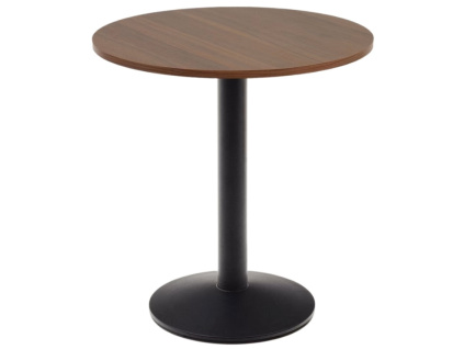 Ořechový bistro stolek Kave Home Esilda 70 cm