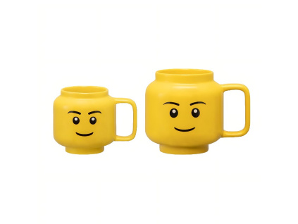 Žlutý keramický hrnek LEGO® Chlapec