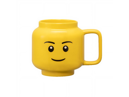 Žlutý keramický hrnek LEGO® Chlapec 530 ml