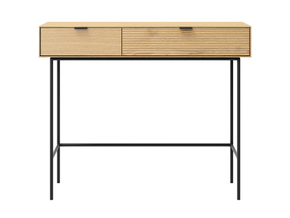 Dubový toaletní stolek Somcasa Tulsa 100 x 35 cm