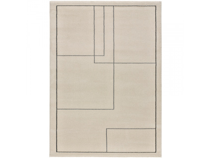 Béžový koberec Universal Los Angeles Lines 160 x 230 cm