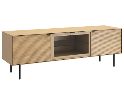 Dubový TV stolek Somcasa Tulsa II. 160 x 40 cm