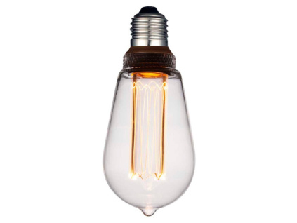 Čirá žárovka Halo Design COLORS Dim LED Drop E27 5W