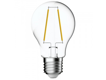 Transparentní LED žárovka A60 E27 4W