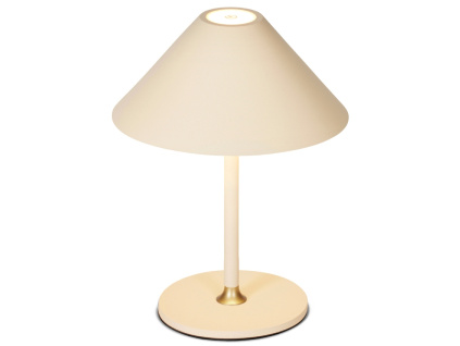 Plastová nabíjecí stolní LED lampa Hygge 19,5 cm