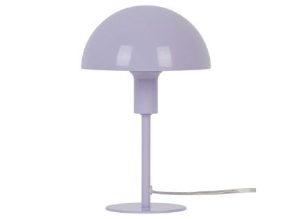 Fialová kovová stolní lampa Ellen Mini