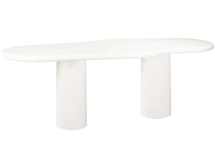 Bílý jídelní stůl Richmond Bloomstone 260 x 110 cm