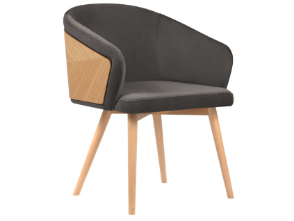 Sametová jídelní židle Tucan