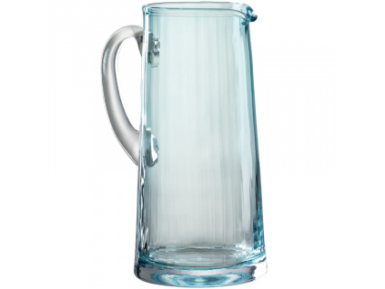 Modrý skleněný džbán J-Line Terje 1,5 l