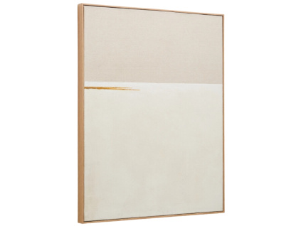 Béžový abstraktní obraz Kave Home Salin II. 100 x 80 cm