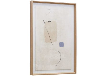 Abstraktní obraz Kave Home Sormi 70 x 50 cm