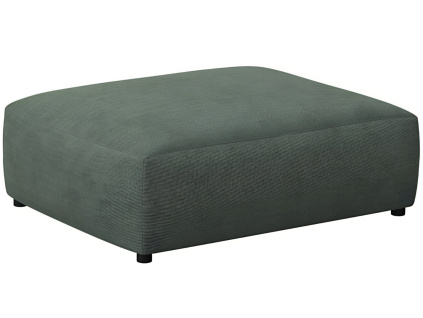 Zelená čalouněná podnožka FLEXLUX LUCERA 104 x 82 cm