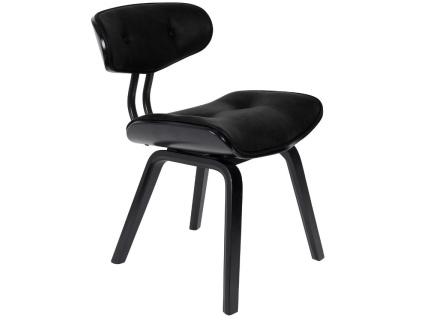 Černá ořechová jídelní židle DUTCHBONE Blackwood