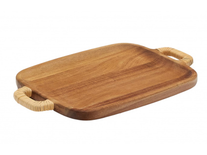 Dřevěné servírovací prkénko Kave Home Sardis 45,5 x 30,5 cm